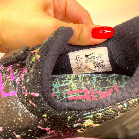 Nike React Metcon AMP ‘Black Fire Pink’ – Size 7.5 US (Rare & Limited Edition!) - Picture 5 of 9